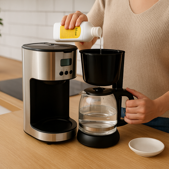 Wie du deine Kaffeemaschine ganz einfach entkalkst