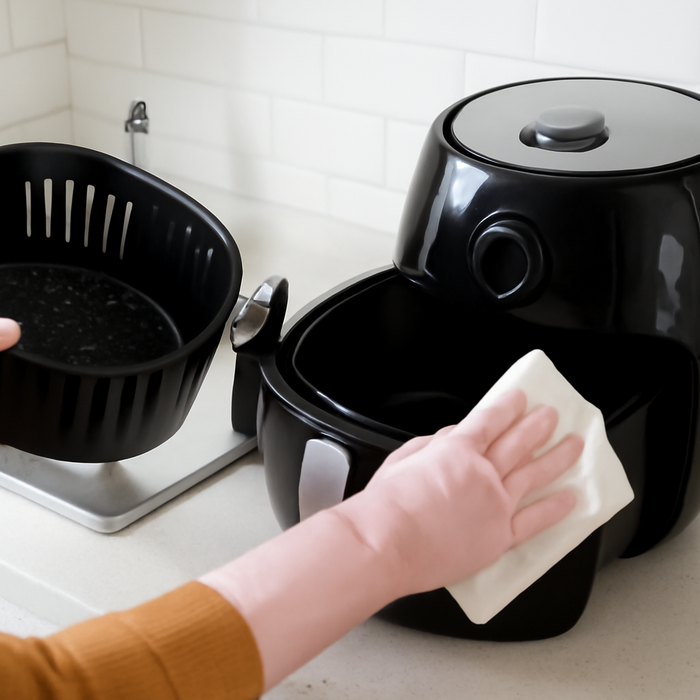 Heißluftfritteuse richtig reinigen – So bleibt deine Fritteuse wie neu