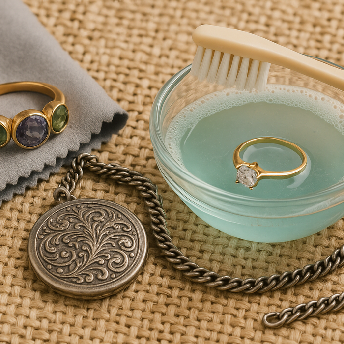 Gold- und Silberschmuck nachhaltig reinigen – ganz ohne aggressive Chemikalien