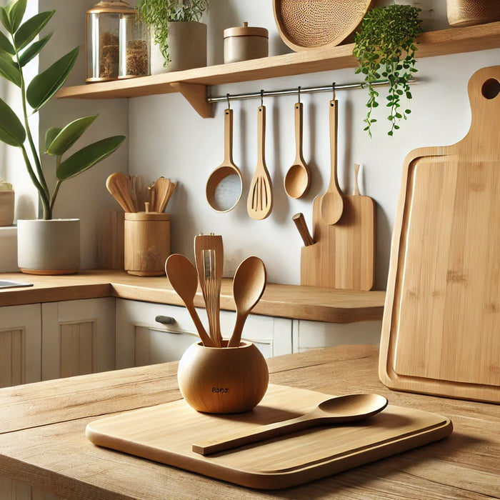 Küchenutensilien aus Holz und Edelstahl: Nachhaltige Alternativen für die umweltbewusste Küche