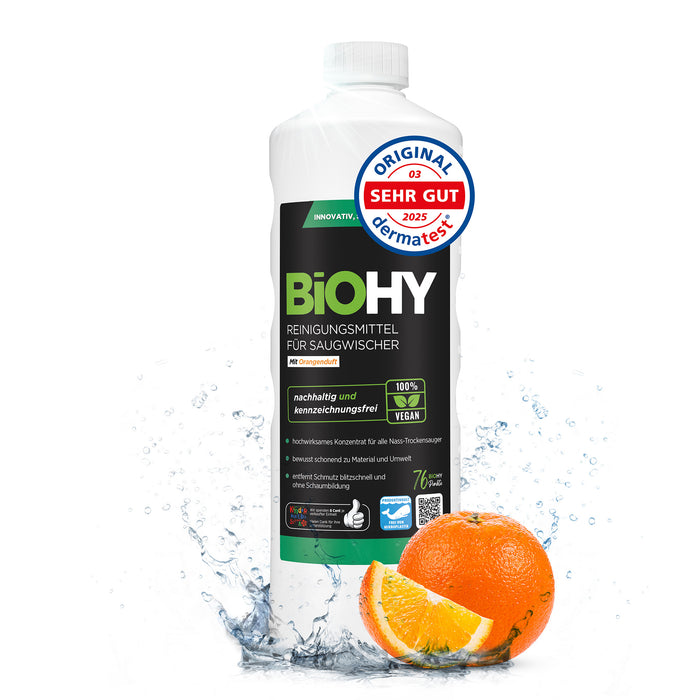 Detergente BiOHY per tergicristalli aspirapolvere, detergenti per aspiraliquidi e aspiraliquidi, prodotti per la cura dei pavimenti, detergenti organici