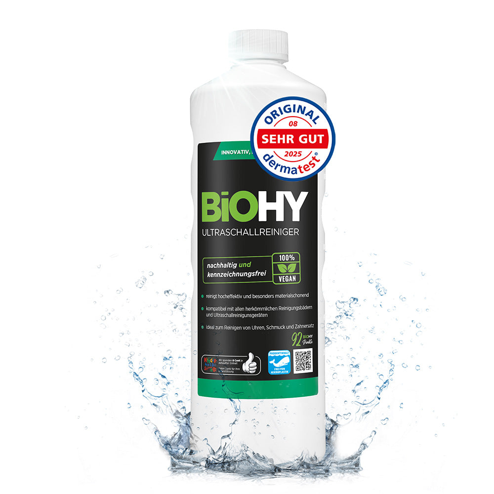 Pulitore ad ultrasuoni BiOHY, detergente per bagno ad ultrasuoni, agente di pulizia ad ultrasuoni, detergente per dispositivo ad ultrasuoni