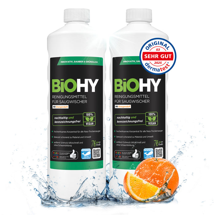 Detergente BiOHY per tergicristalli aspirapolvere, detergenti per aspiraliquidi e aspiraliquidi, prodotti per la cura dei pavimenti, detergenti organici