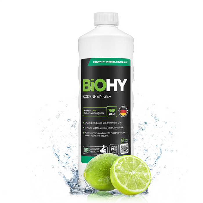 Detergente per pavimenti BiOHY, detergente per pavimenti, detergente per pavimenti non schiumogeno, concentrato organico