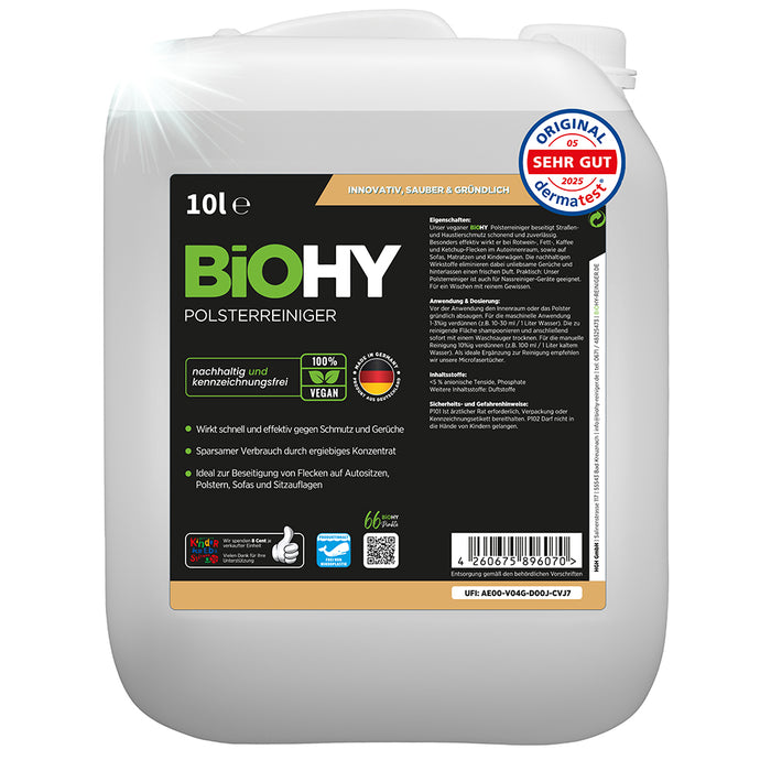 BiOHY upholstery cleaner, textile cleaner, upholstery cleaning agent, sofa cleaner