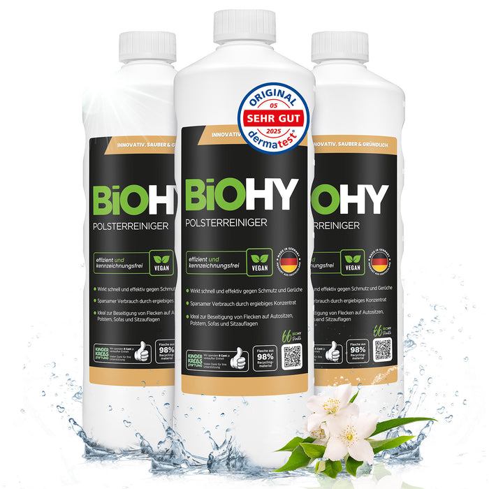 BiOHY upholstery cleaner, textile cleaner, upholstery cleaning agent, sofa cleaner