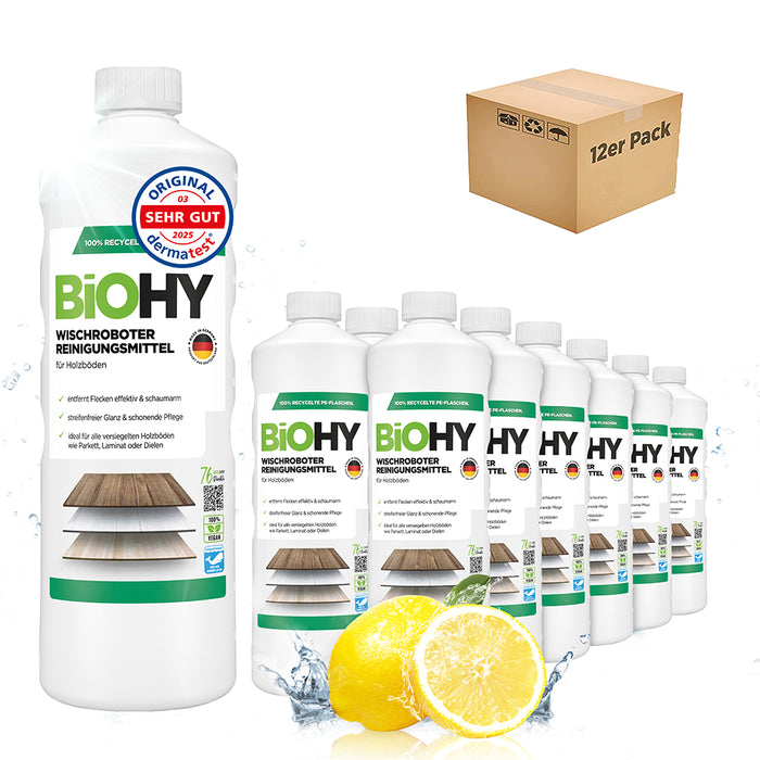 Wiper robot Cleaning agent for wooden floors, cleaner for wiping robots, non-foaming floor cleaner, organic concentrate