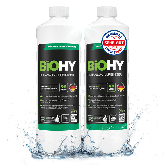 Pulitore ad ultrasuoni BiOHY, detergente per bagno ad ultrasuoni, agente di pulizia ad ultrasuoni, detergente per dispositivo ad ultrasuoni