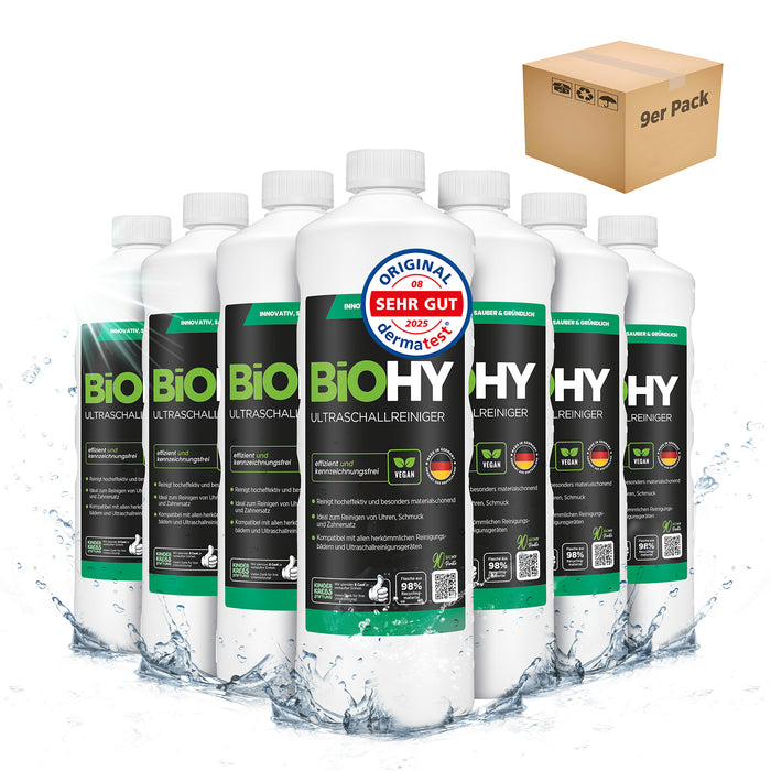 Pulitore ad ultrasuoni BiOHY, detergente per bagno ad ultrasuoni, agente di pulizia ad ultrasuoni, detergente per dispositivo ad ultrasuoni