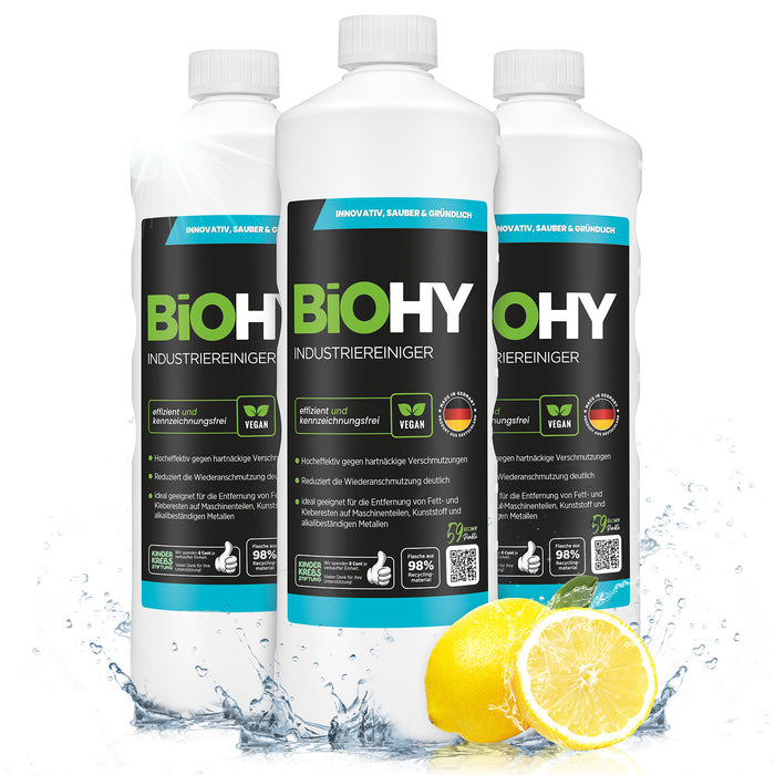 BiOHY Industriereiniger – umweltfreundlich, vegan & Made in Germany (Anwendung)