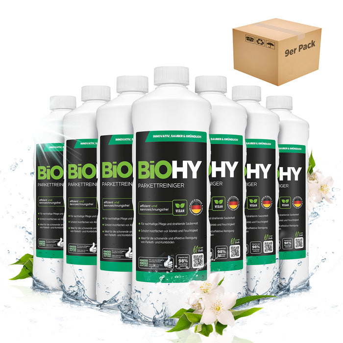BiOHY Parkettreiniger – umweltfreundlich, vegan & Made in Germany (Bio-Konzentrat & vegan)