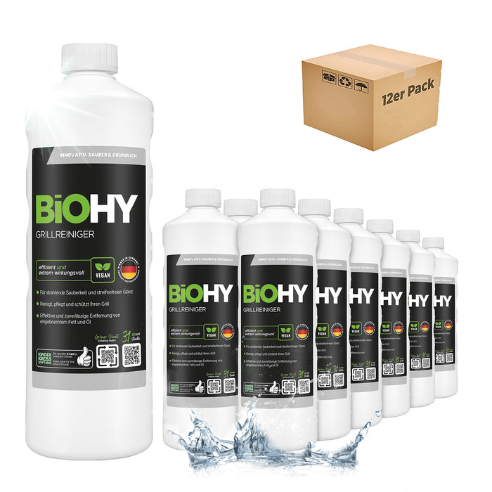 BiOHY grill cleaner, gas grill cleaner, BBQ cleaner, grill grate cleaner