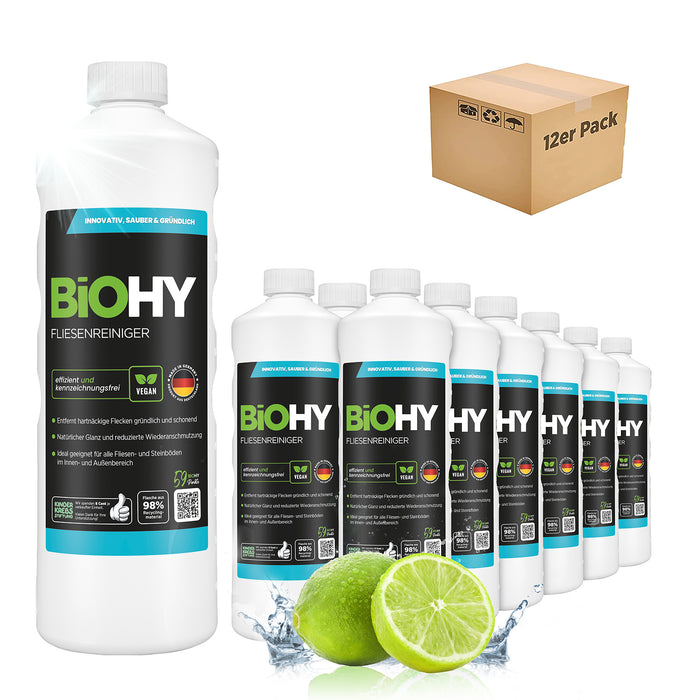 BiOHY Fliesenreiniger – umweltfreundlich, vegan & Made in Germany (im Einsatz)
