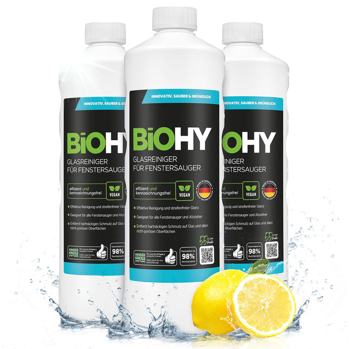 BiOHY Glasreiniger für Fenstersauger