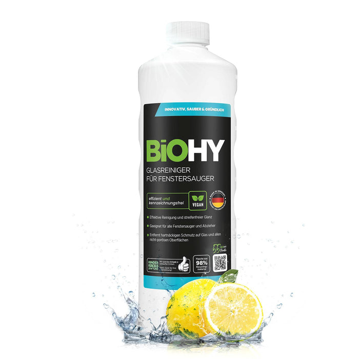 Detergente per vetri BiOHY per aspiravetri, detergenti per vetri, detergenti per vetri, lavavetri