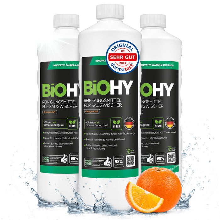 BiOHY Reiniger für Saugwischer mit Orangenduft