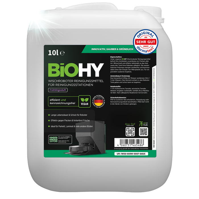 BiOHY Wischroboter Reinigungsmittel für Reinigungsstationen