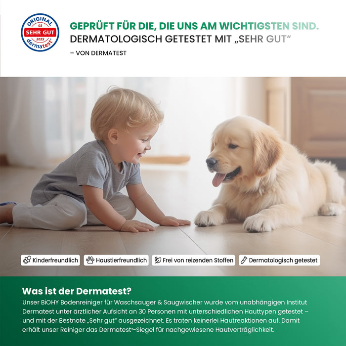 BiOHY Bodenreiniger für Waschsauger & Saugwischer mit Orangenduft