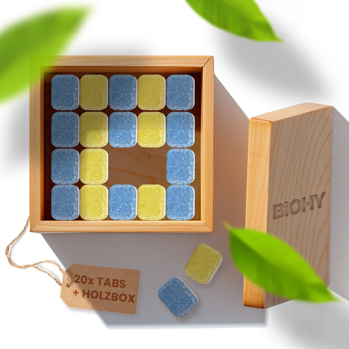 Pastiglie per lavastoviglie BiOHY All-in-One, Pastiglie per lavastoviglie, Pastiglie per lavastoviglie, Pastiglie per risciacquo