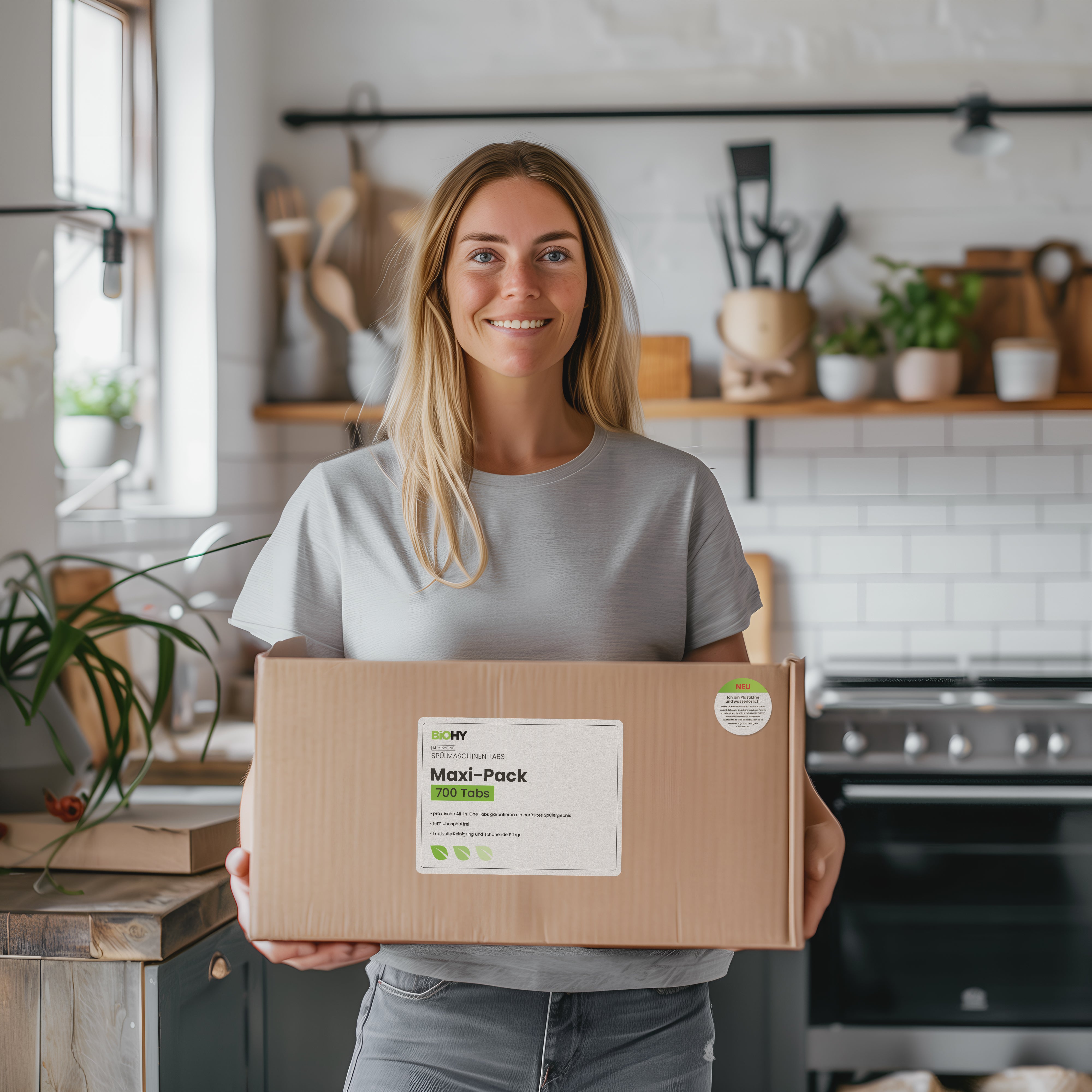 Pastiglie per lavastoviglie BiOHY All-in-One, Pastiglie per lavastoviglie, Pastiglie per lavastoviglie, Pastiglie per risciacquo