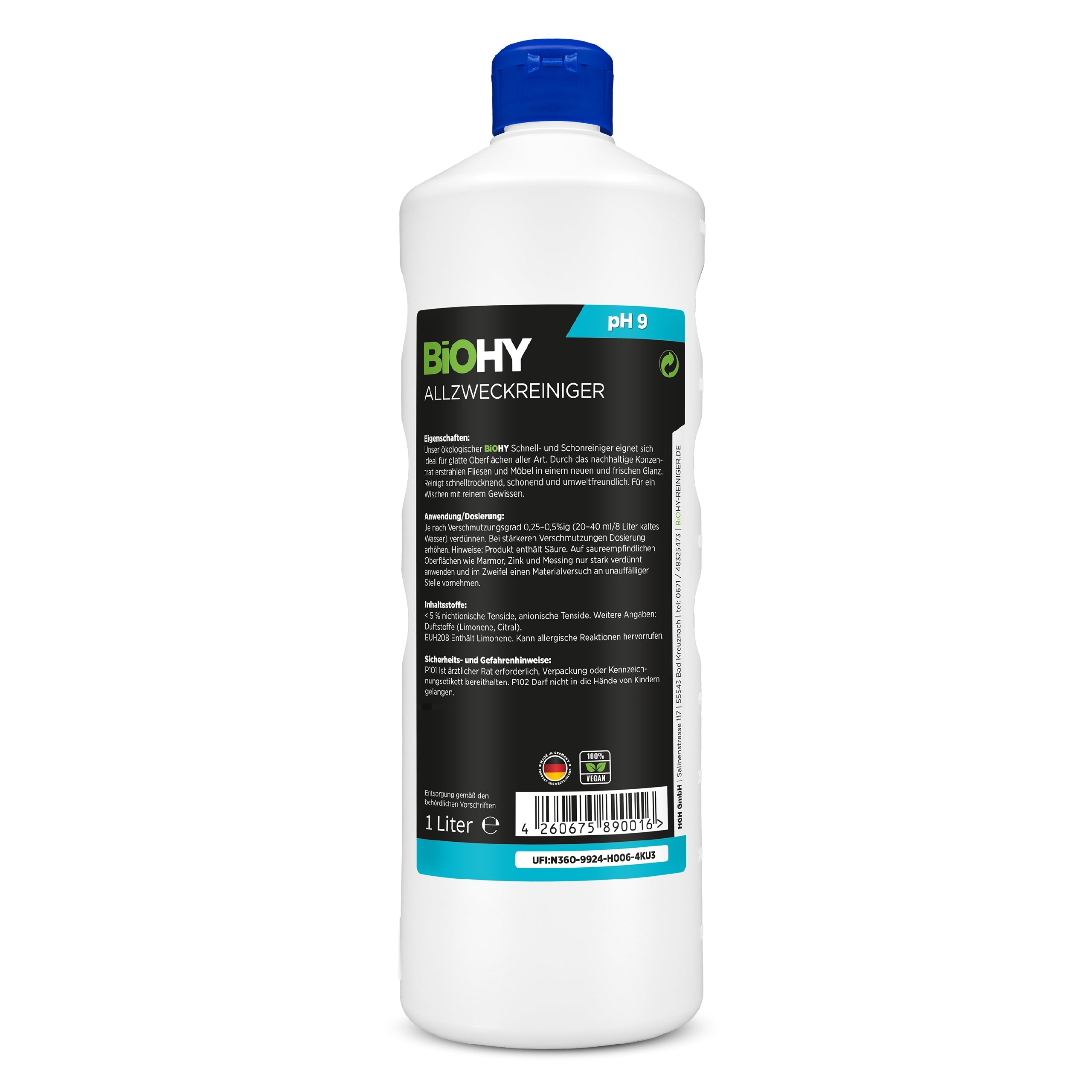 BiOHY all-purpose cleaner, all-purpose cleaner, universal cleaner, organic concentrate