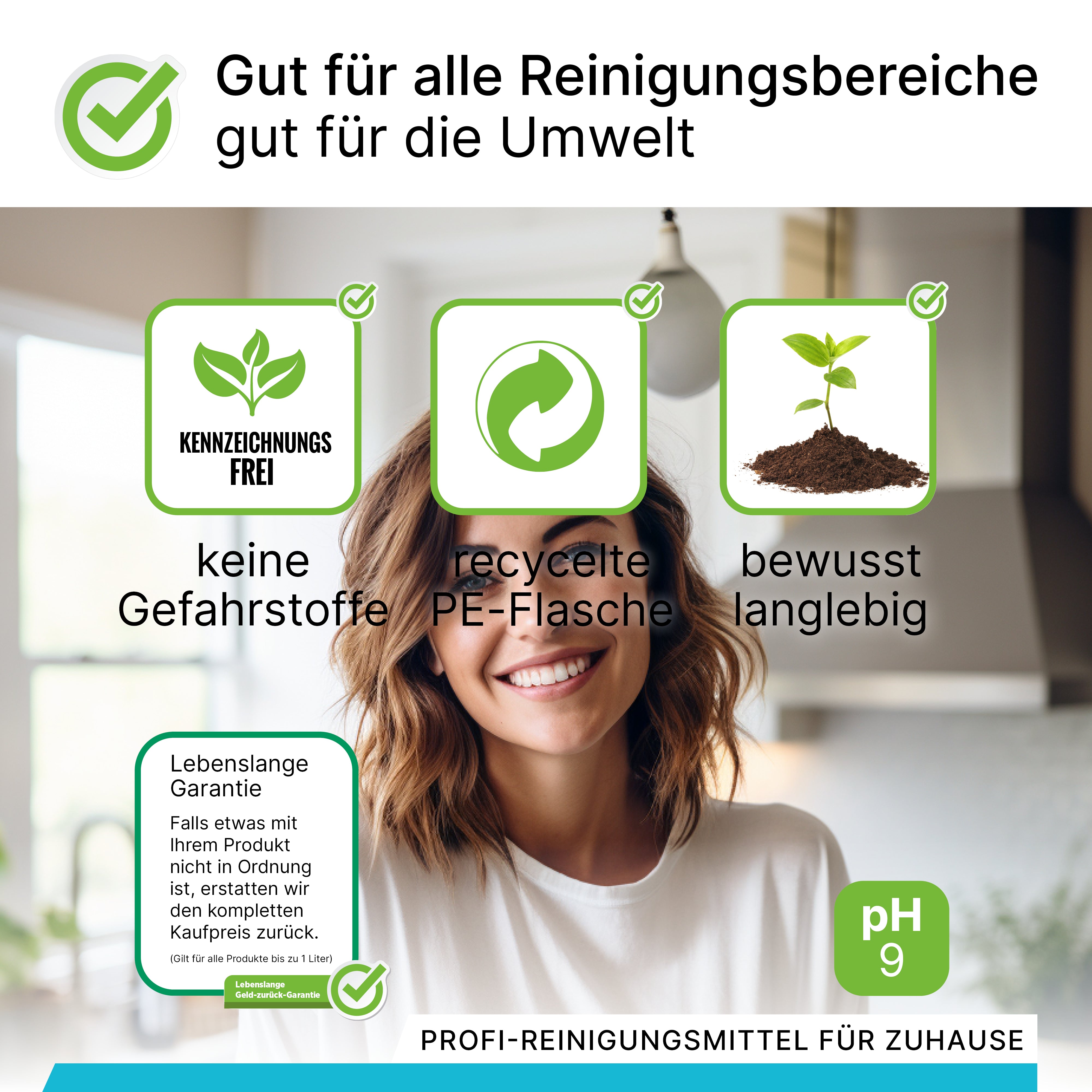 Detergente multiuso BiOHY, detergente multiuso, detergente universale, concentrato organico