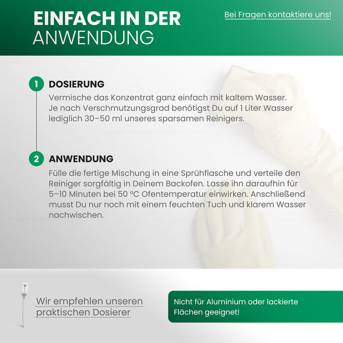 Detergente per forno BiOHY, spray per forno, detergente per forno, sgrassatore