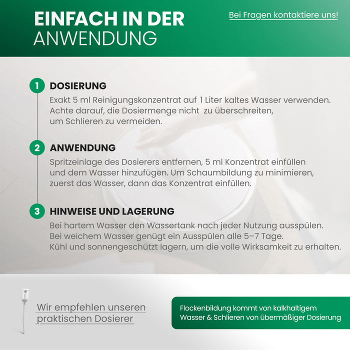 Detergente per pavimenti BiOHY per robot di pulizia, detergente organico, cura per la pulizia dei pavimenti, detergente per pavimenti non schiumogeno