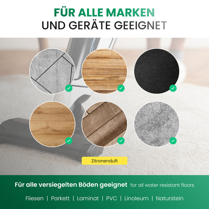 Detergente per pavimenti BiOHY per robot di pulizia, detergente organico, cura per la pulizia dei pavimenti, detergente per pavimenti non schiumogeno