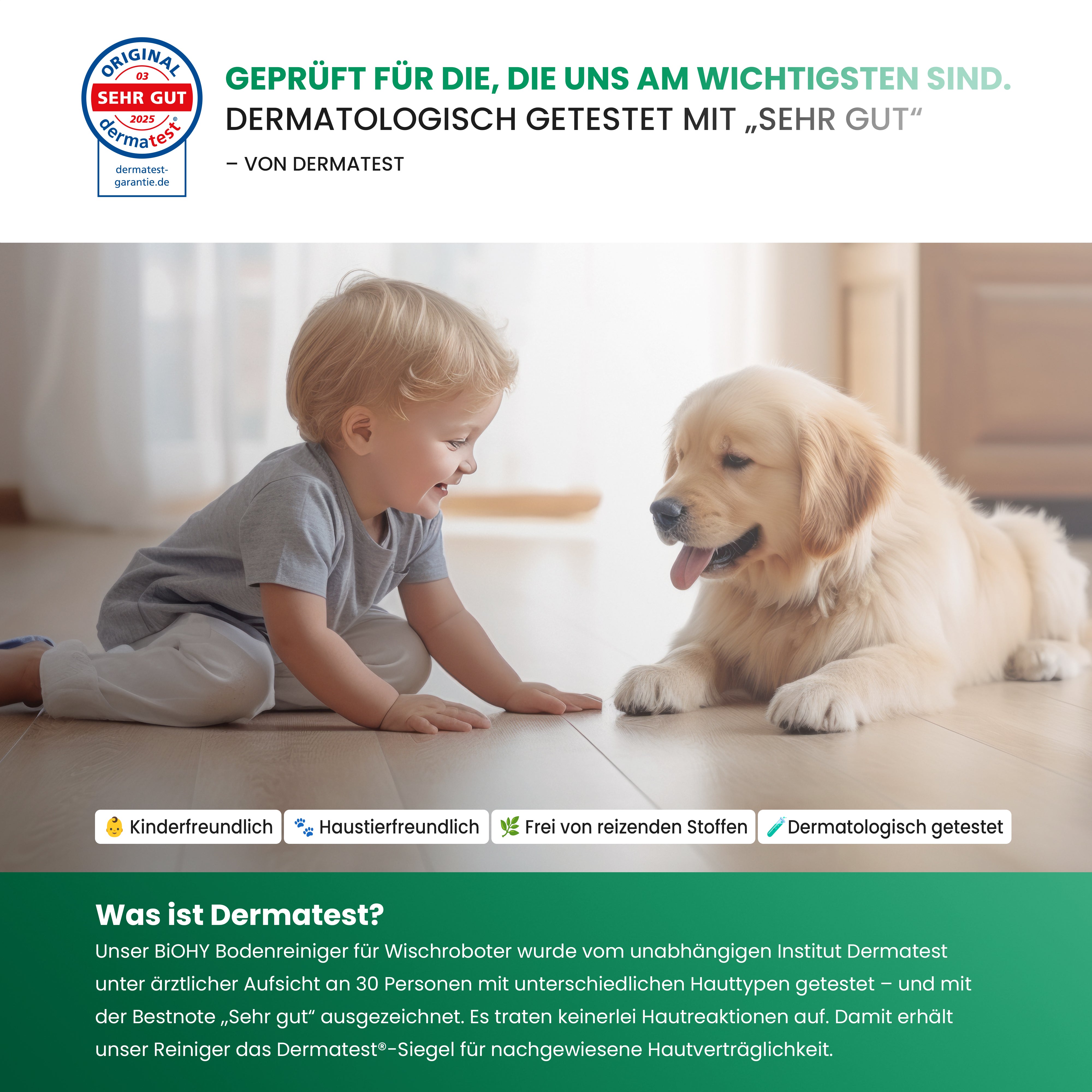 Detergente per pavimenti BiOHY per robot di pulizia, detergente organico, cura per la pulizia dei pavimenti, detergente per pavimenti non schiumogeno