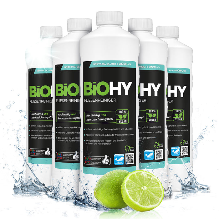 Detergente per piastrelle BiOHY, detergente per pavimenti in piastrelle, olio per piastrelle, detergente per piastrelle