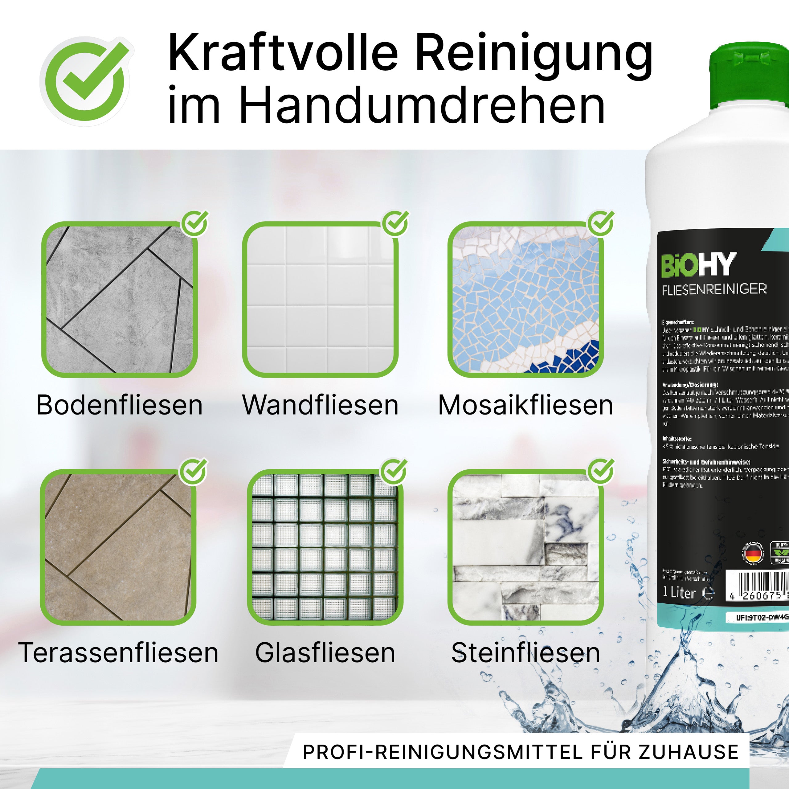 BiOHY tile cleaner, tile floor cleaner, tile oil, tile cleaner