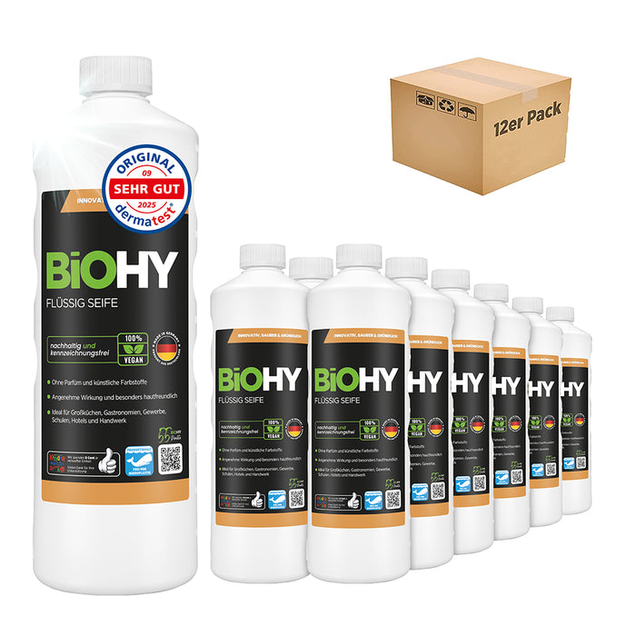 BiOHY Liquid Soap, Liquid Hand Soap, Face Soap, Sensitive Wash Lotion