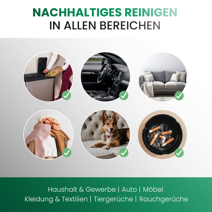 Neutralizzatore di odori BIOHY, rimozione degli odori, purificatore d'aria, killer degli odori 