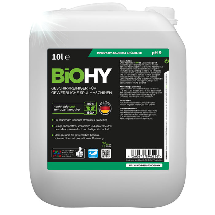 Detersivo per piatti BiOHY, liquido per piatti, liquido per piatti, concentrato organico