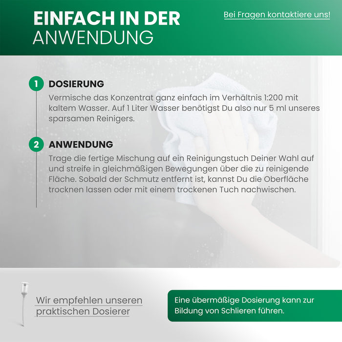 Detergente per vetri e superfici BiOHY, detergente per vetri, detergente per superfici, detergente per vetri