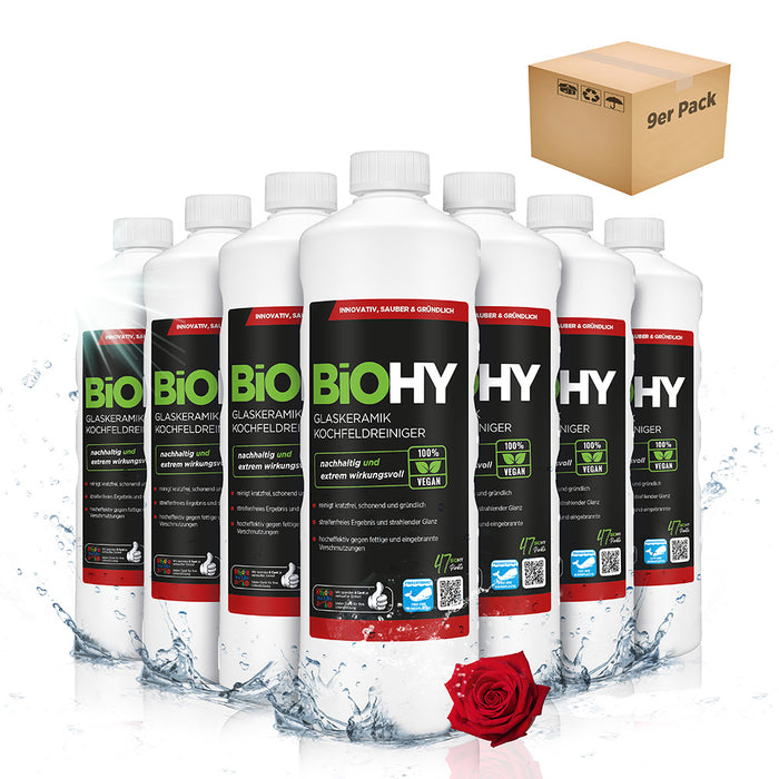 Detergente per piani cottura in vetroceramica BiOHY, detergente per piani cottura in vetroceramica, detergente per vetroceramica, detergente per fornelli