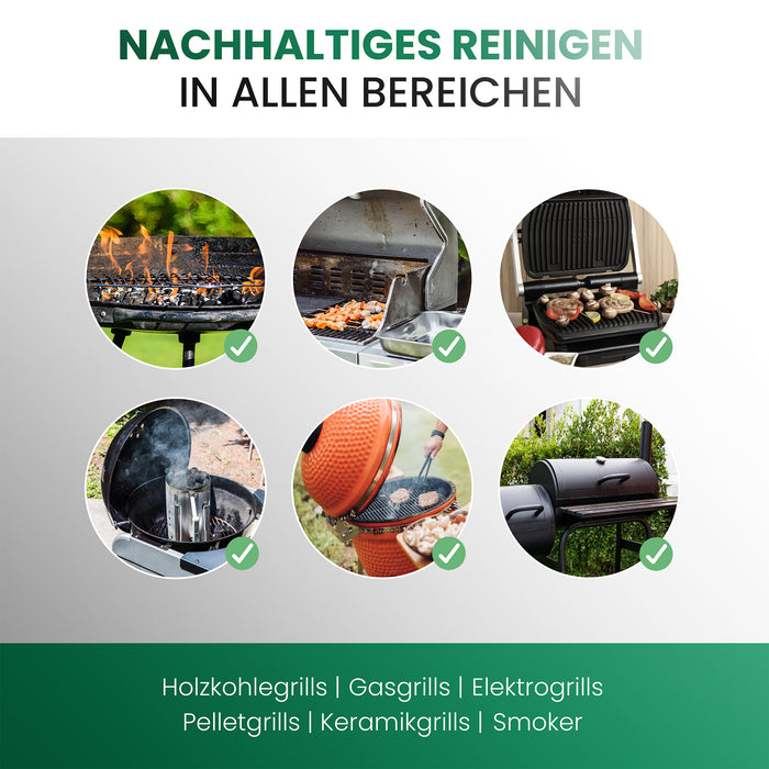 Detergente per grill BiOHY, detergente per grill a gas, detergente per barbecue, detergente per griglia