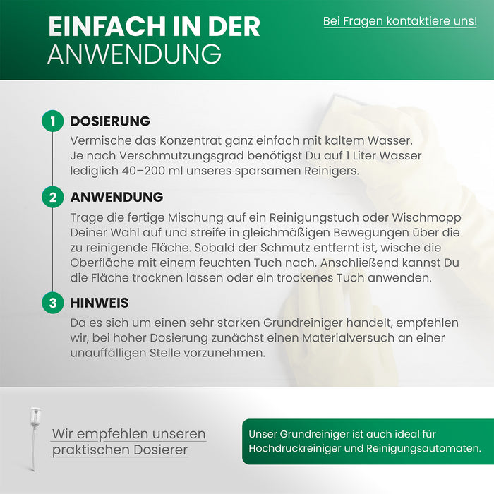 Detergente di base BiOHY, detergente di base, detergente universale, concentrato organico