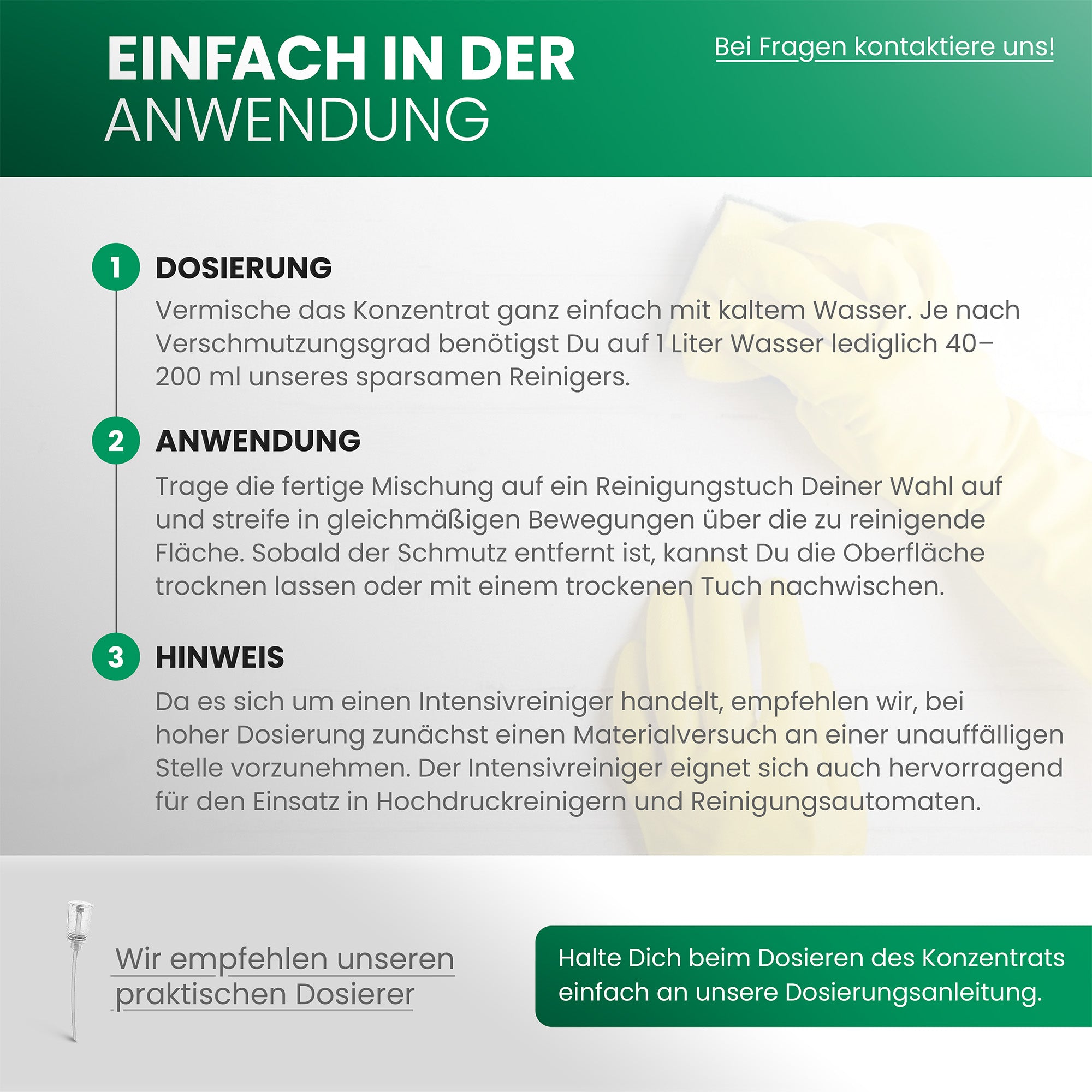Detergente intensivo BiOHY, detergente industriale, detergente universale, detergente concentrato