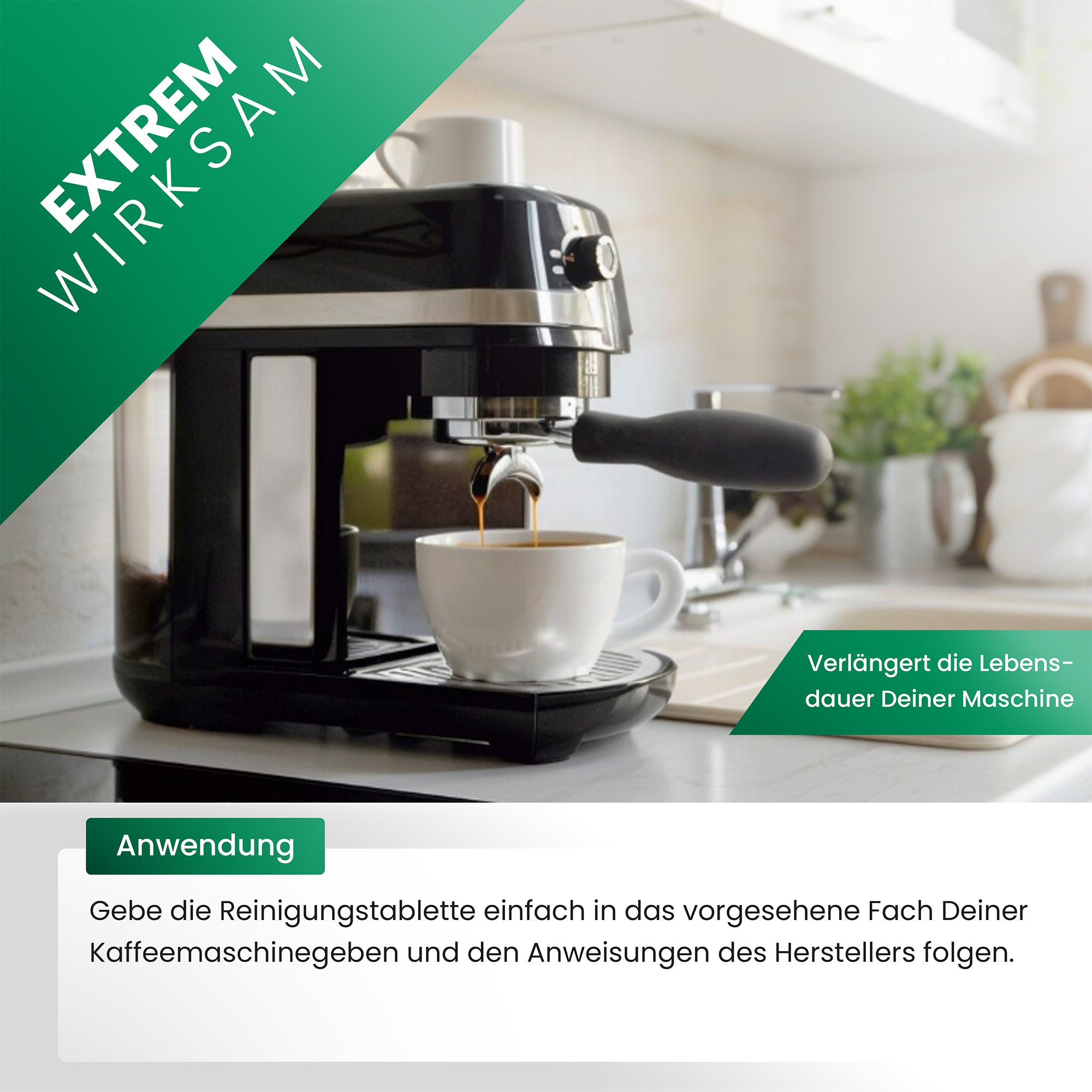 Pastiglie detergenti BiOHY per macchine da caffè completamente automatiche, pastiglie decalcificanti, decalcificanti per macchine da caffè completamente automatiche, pastiglie per la pulizia di macchine da caffè