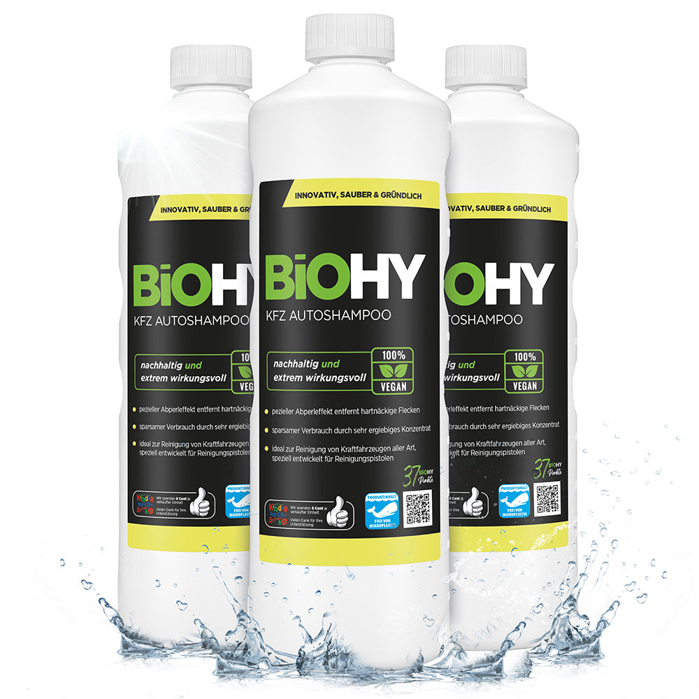 BiOHY car shampoo, car wash, car shampoo, foam cleaner