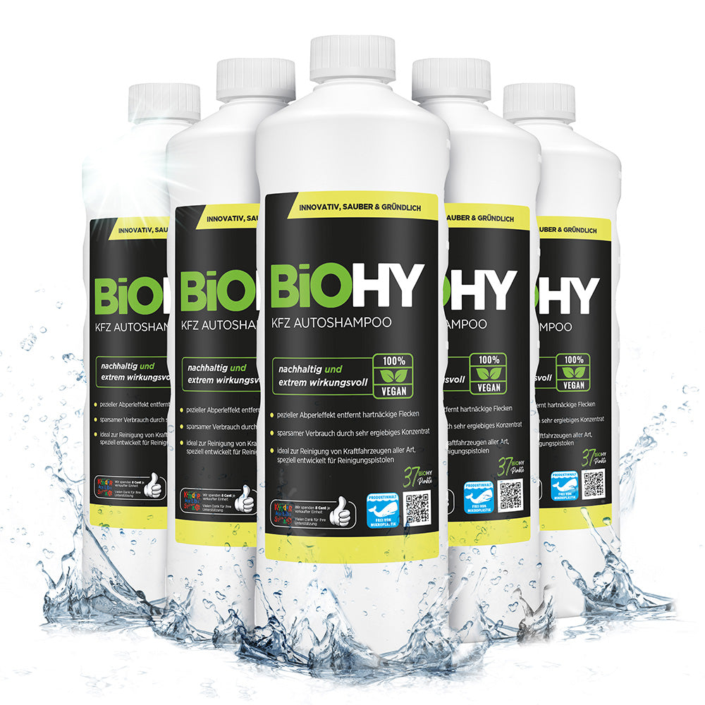 BiOHY car shampoo, car wash, car shampoo, foam cleaner