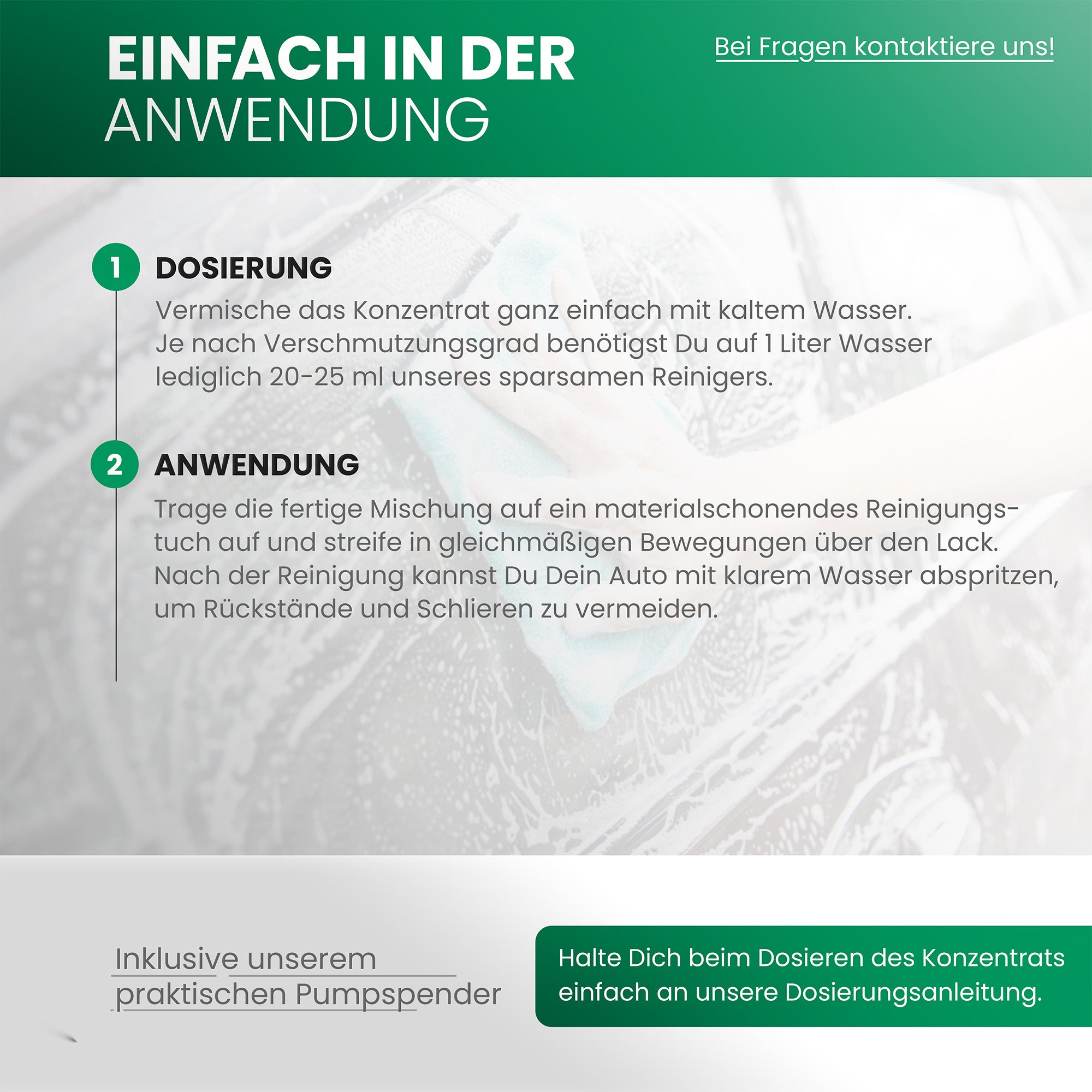 Shampoo per auto BiOHY, lavaggio auto, shampoo per auto, detergente schiumogeno