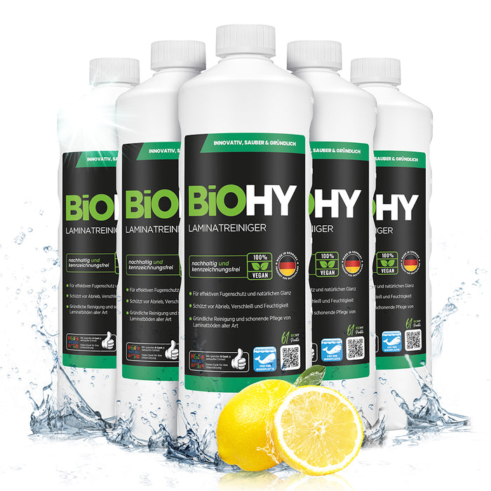 BiOHY laminate cleaner, laminate care, vinyl cleaner, laminate care products