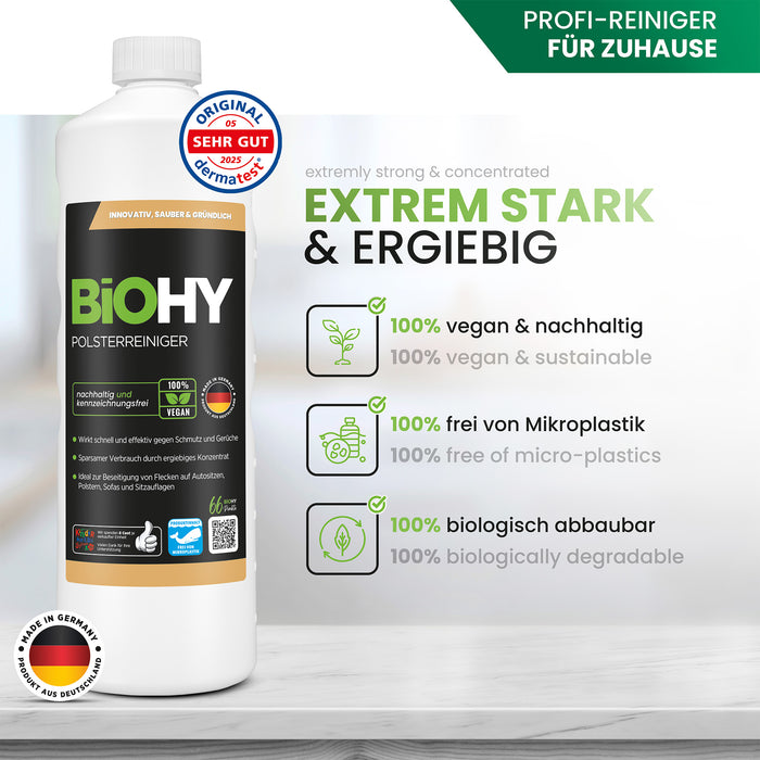 BiOHY upholstery cleaner, textile cleaner, upholstery cleaning agent, sofa cleaner
