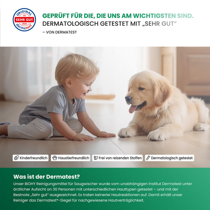 Detergente BiOHY per tergicristalli aspirapolvere, detergenti per aspiraliquidi e aspiraliquidi, prodotti per la cura dei pavimenti, detergenti organici