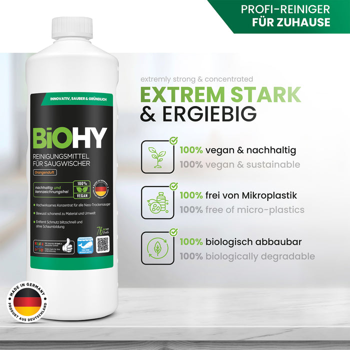 BiOHY Reiniger für Saugwischer mit Orangenduft