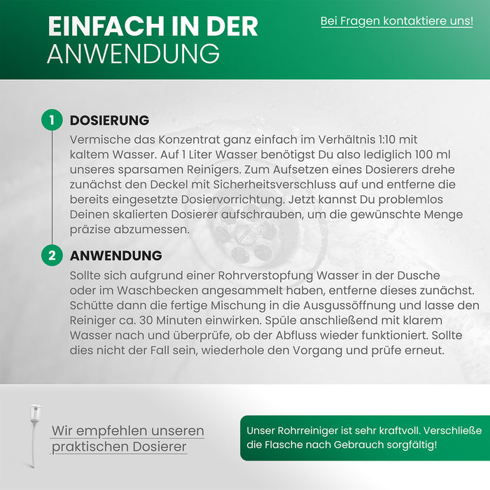 BiOHY pipe cleaner, pipe cleaner, drain cleaner, concentrate, B2B