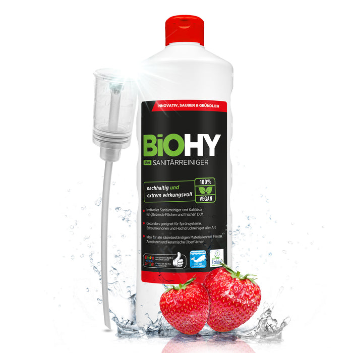 BiOHY sanitary cleaner, bathroom cleaner, limescale remover, bathroom cleaner